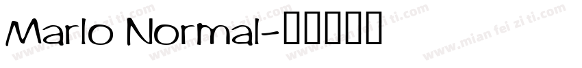 Marlo Normal字体转换